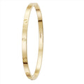 Cartier narrow Love bracelet for women in gold