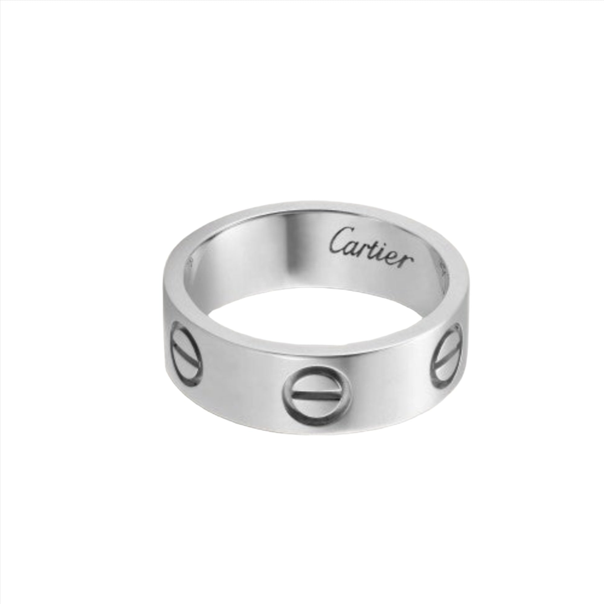 Silver cartier ring